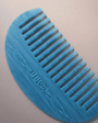 eco friendly acetate arch wide tooth comb in botanical blue by Goldn