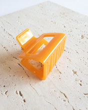 Load image into Gallery viewer, eco friendly acetate mini claw clip in orange by Goldnwares