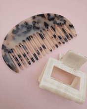 Load image into Gallery viewer, eco friendly acetate arch wide tooth comb in tortoiseshell by Goldn
