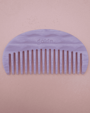 Load image into Gallery viewer, eco friendly acetate arch wide tooth comb in lilac by Goldn

