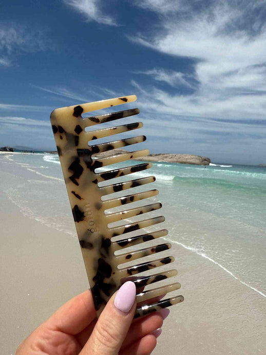 The classic og hair comb in tortoiseshell tangle free and biodegradable
