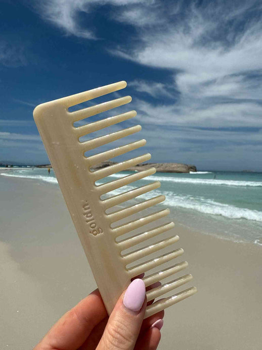 The classic og hair comb in cream tangle free and biodegradable 