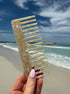 The classic og hair comb in cream tangle free and biodegradable 